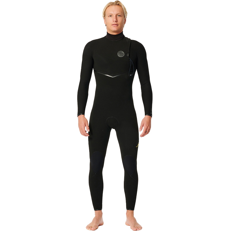 2025 Rip Curl Mens E-Bomb 4/3mm Zip Free Wetsuit 14TMFS - Black